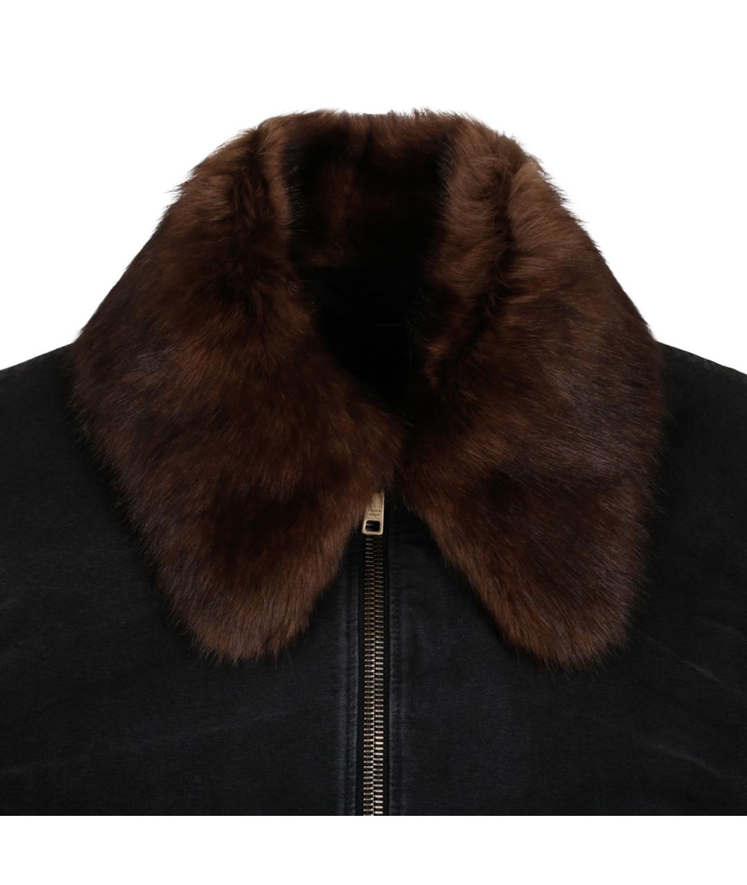 PRADA Черная хлопковая куртка, фото 3