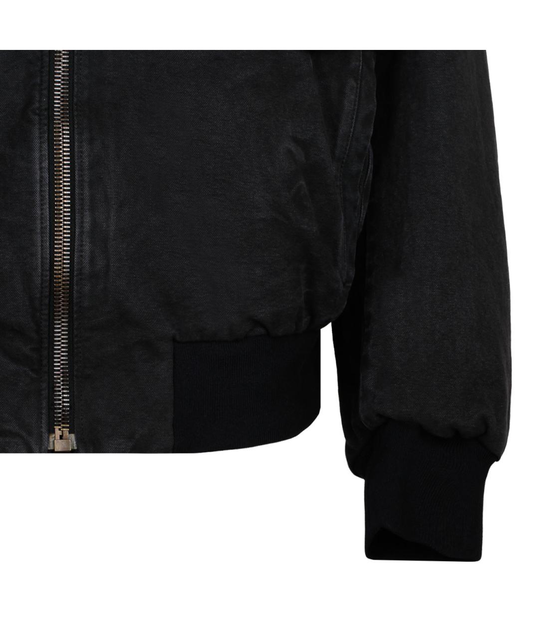 PRADA Черная хлопковая куртка, фото 4
