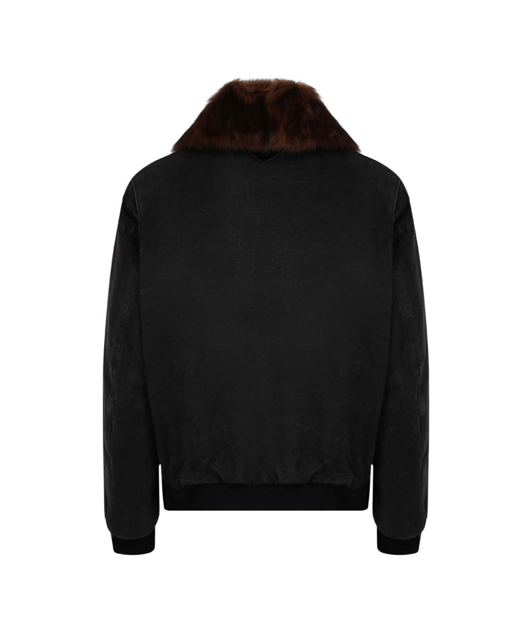 PRADA Черная хлопковая куртка, фото 2