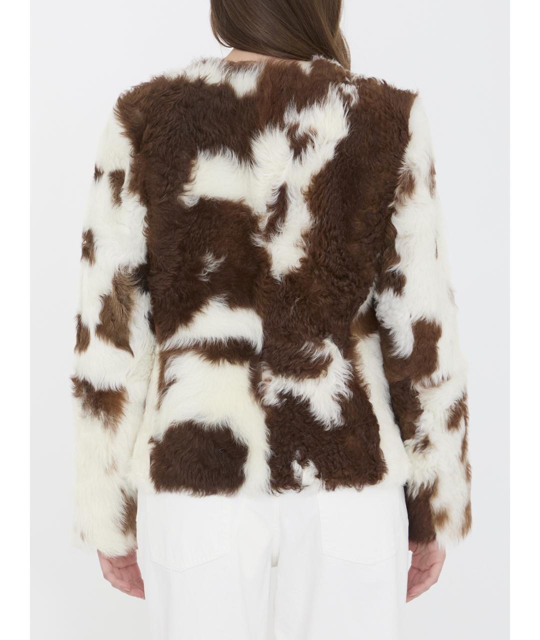 ZIMMERMANN Бежевая меховая куртка, фото 5