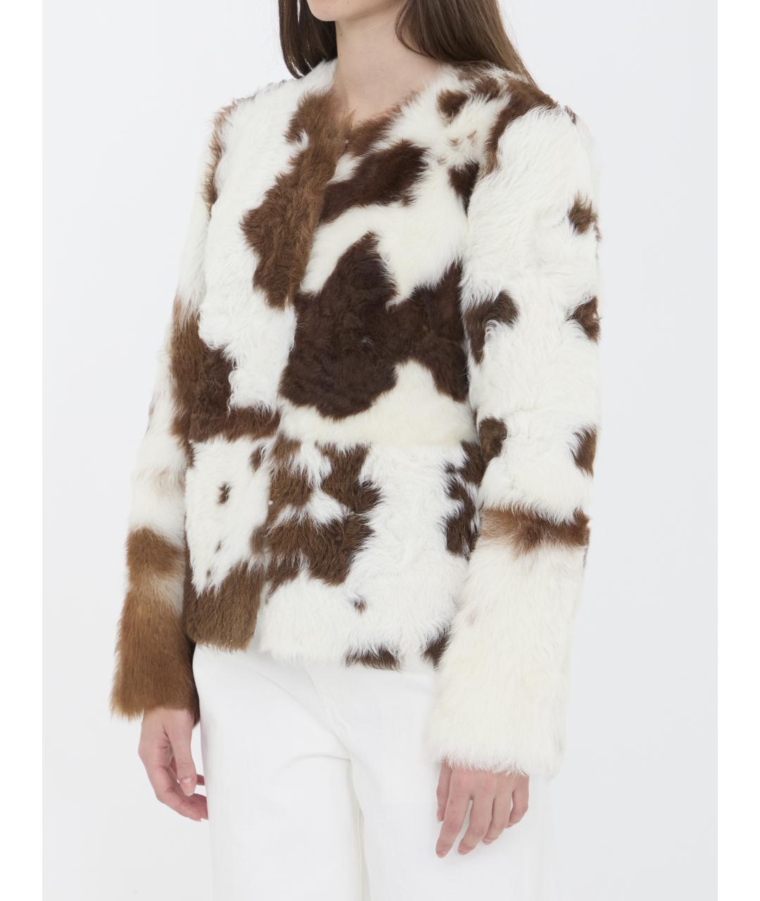 ZIMMERMANN Бежевая меховая куртка, фото 3