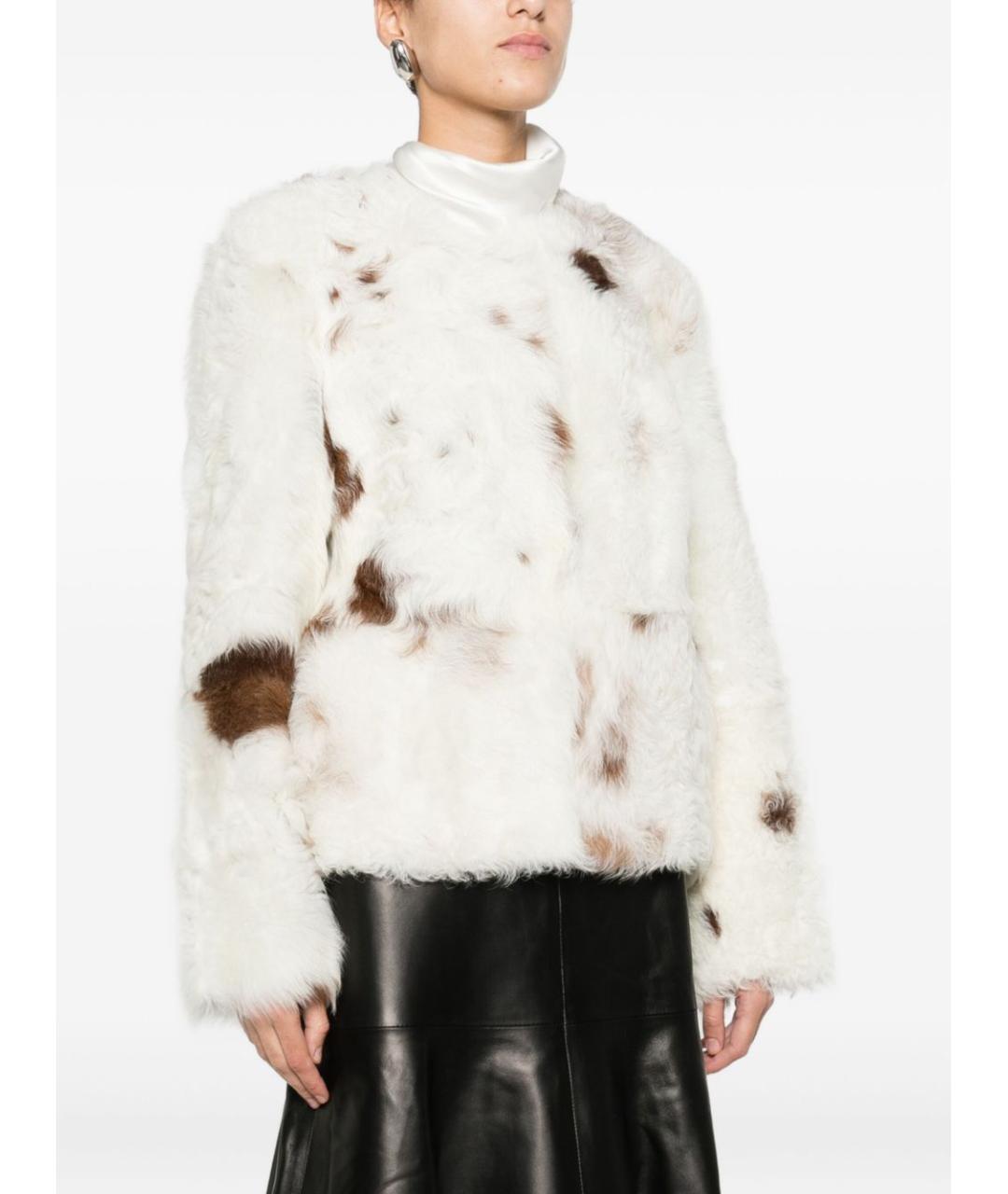 ZIMMERMANN Бежевая меховая куртка, фото 6