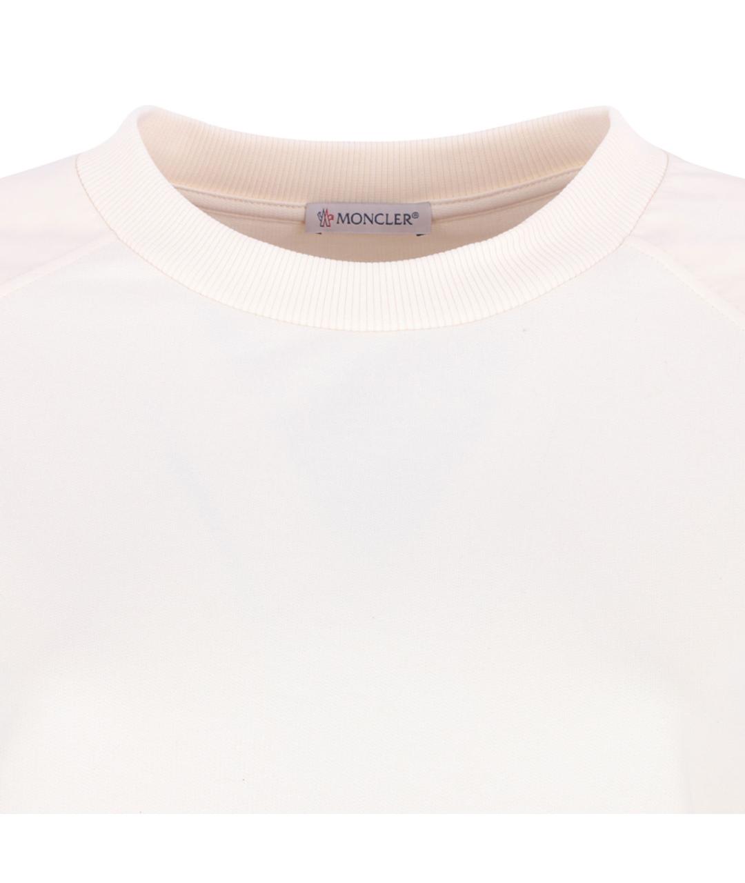 MONCLER Белая футболка, фото 3