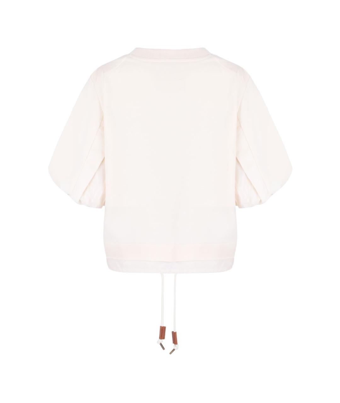 MONCLER Белая футболка, фото 2