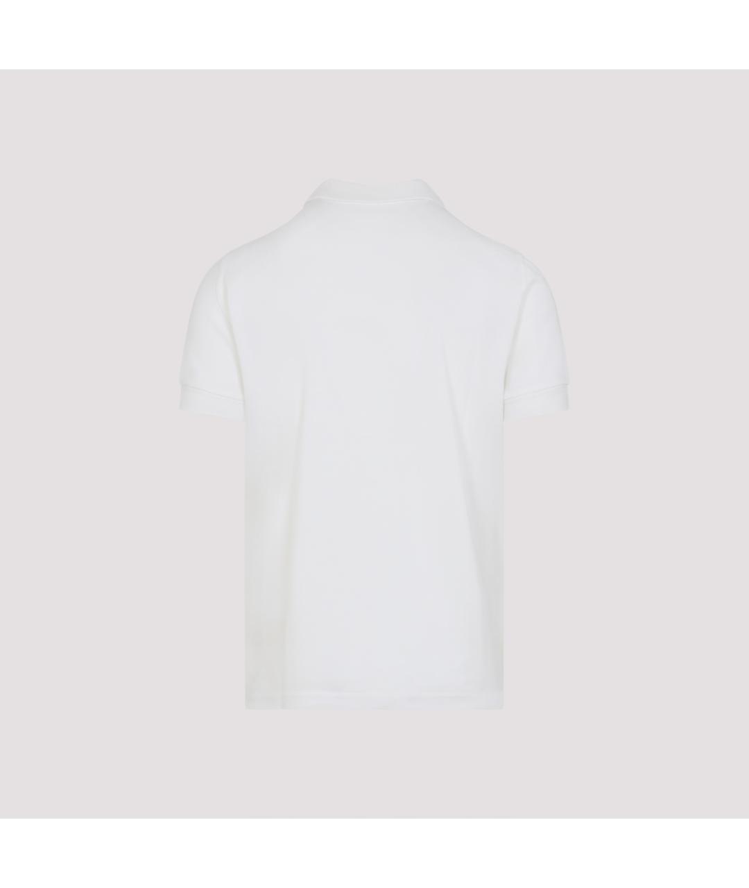 TOM FORD Белое хлопковое поло с коротким рукавом, фото 2