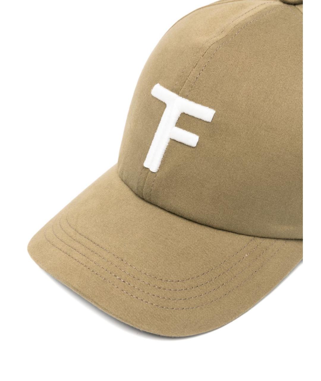 TOM FORD Хаки хлопковая кепка/бейсболка, фото 3