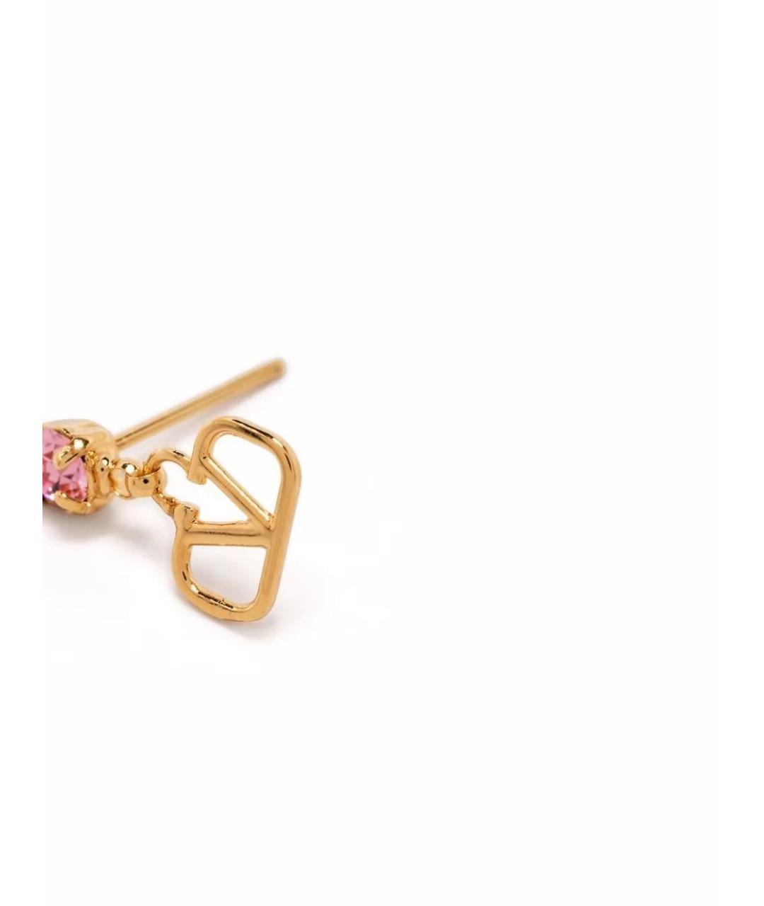 VALENTINO Золотые металлические серьги, фото 3