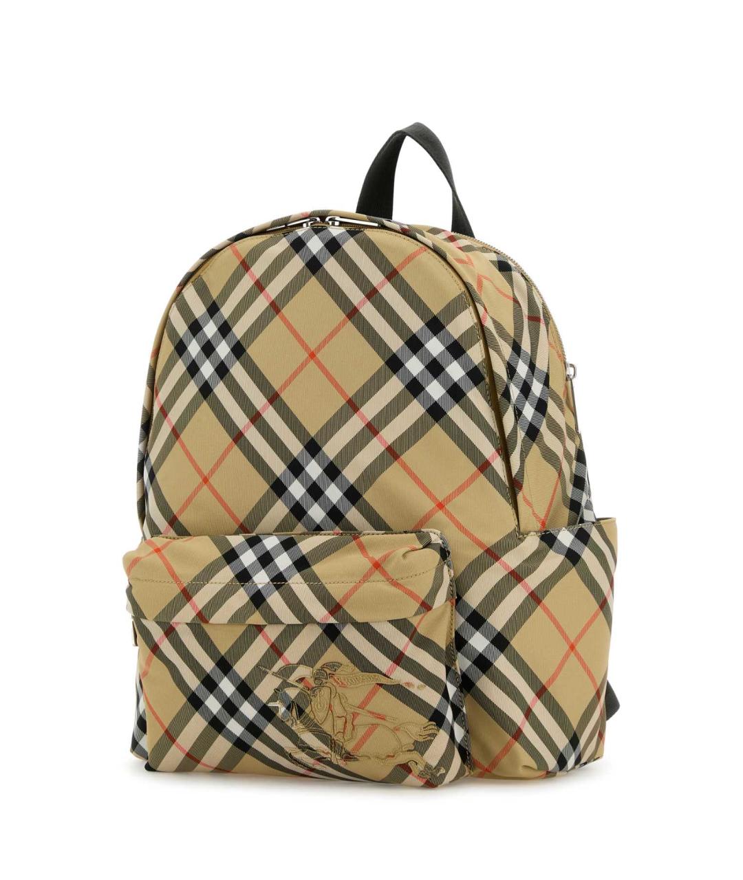 BURBERRY Бежевый синтетический рюкзак, фото 2