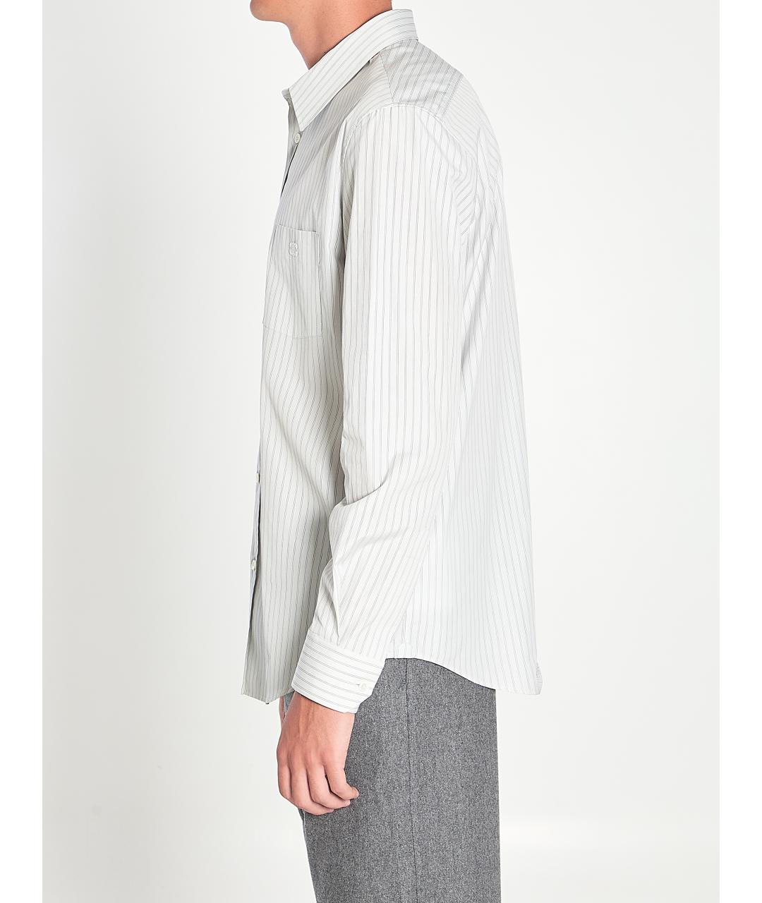 CELINE Белая хлопковая кэжуал рубашка, фото 3