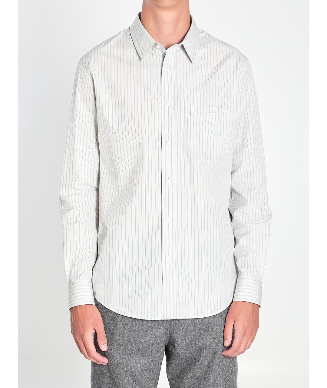 CELINE Белая хлопковая кэжуал рубашка, фото 5