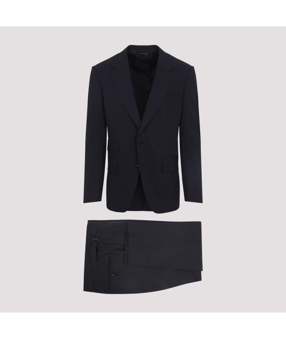 TOM FORD Синий классический костюм, фото 3