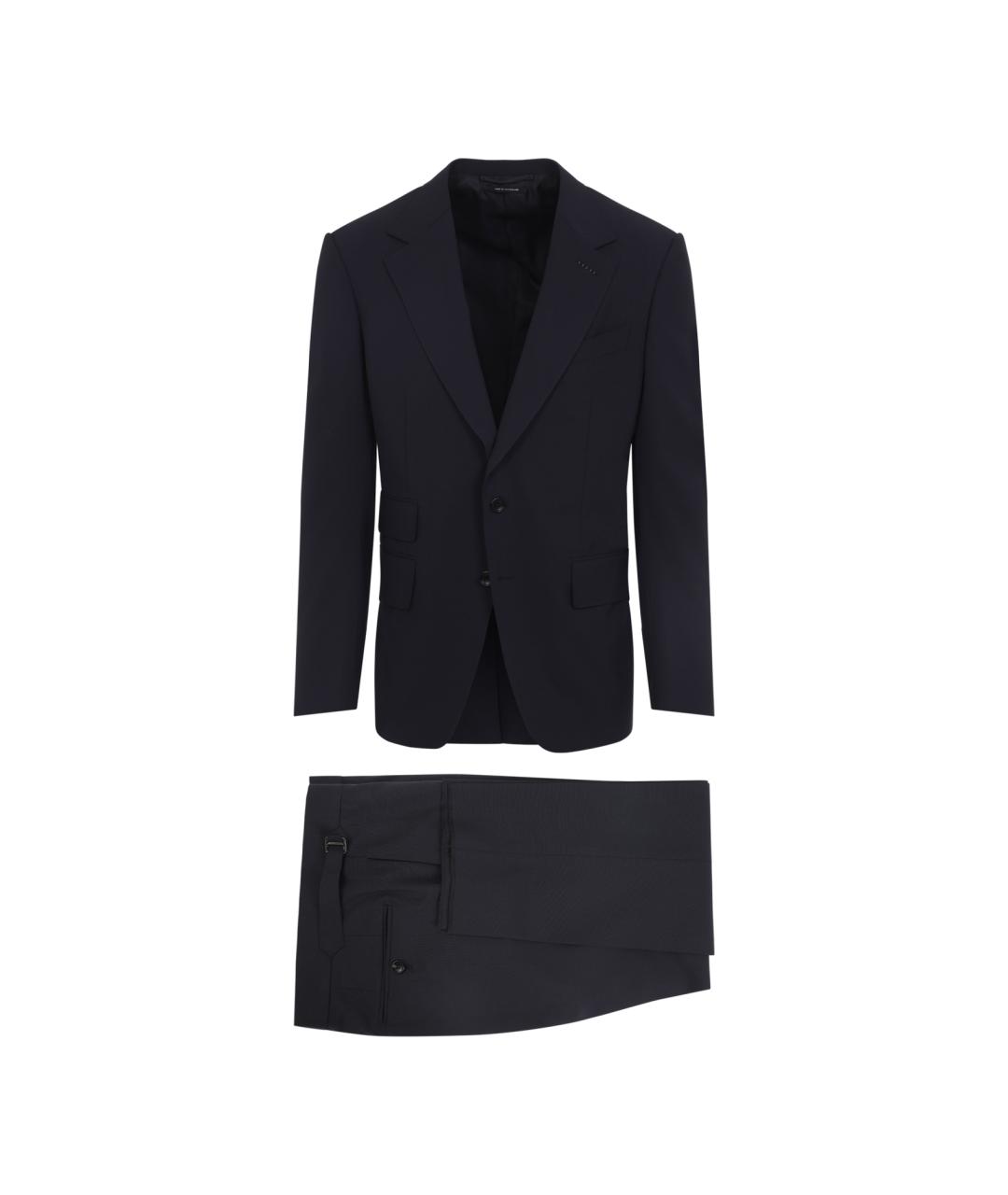 TOM FORD Синий классический костюм, фото 1