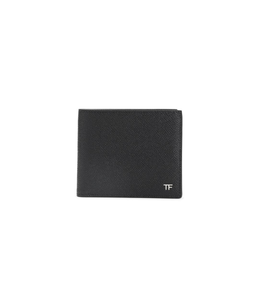 TOM FORD Черный кожаный кошелек, фото 1