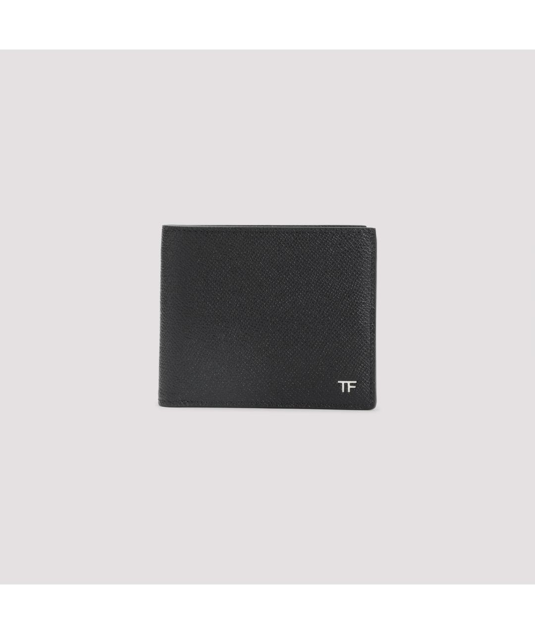 TOM FORD Черный кожаный кошелек, фото 2