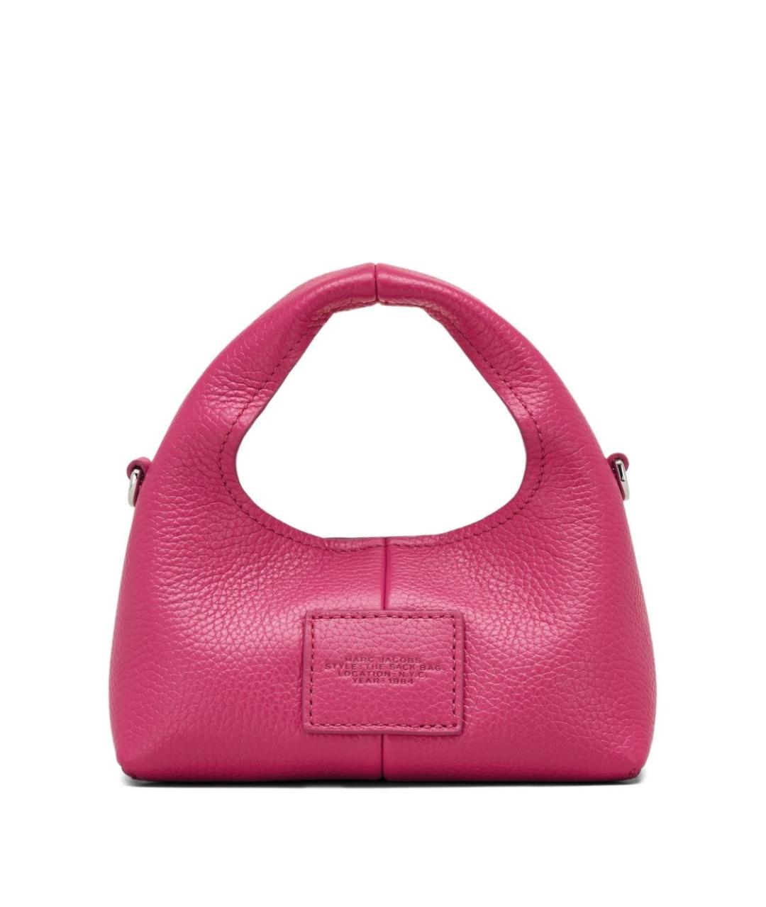 MARC JACOBS Фуксия кожаная сумка с короткими ручками, фото 5