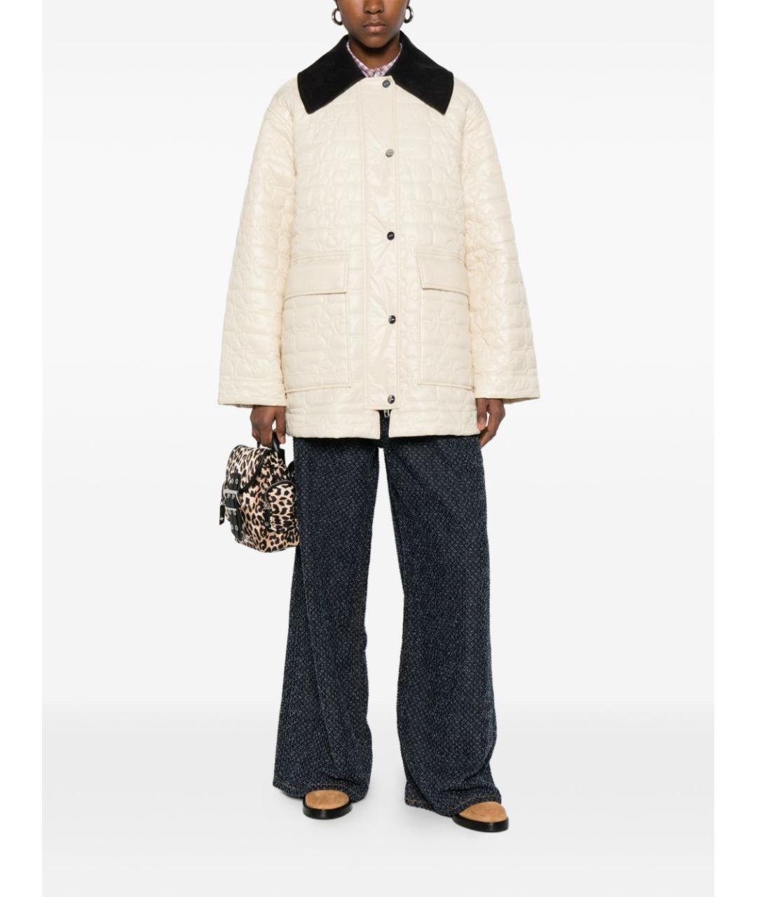 GANNI Белая полиамидовая куртка, фото 2