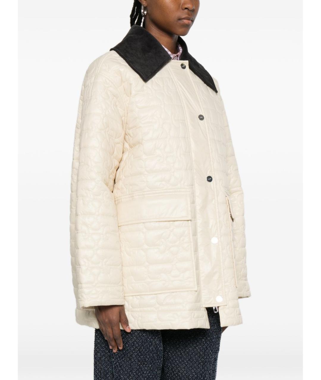 GANNI Белая полиамидовая куртка, фото 5