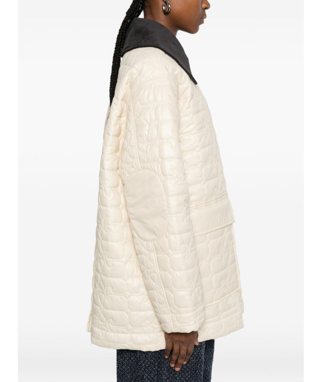 GANNI Белая полиамидовая куртка, фото 4