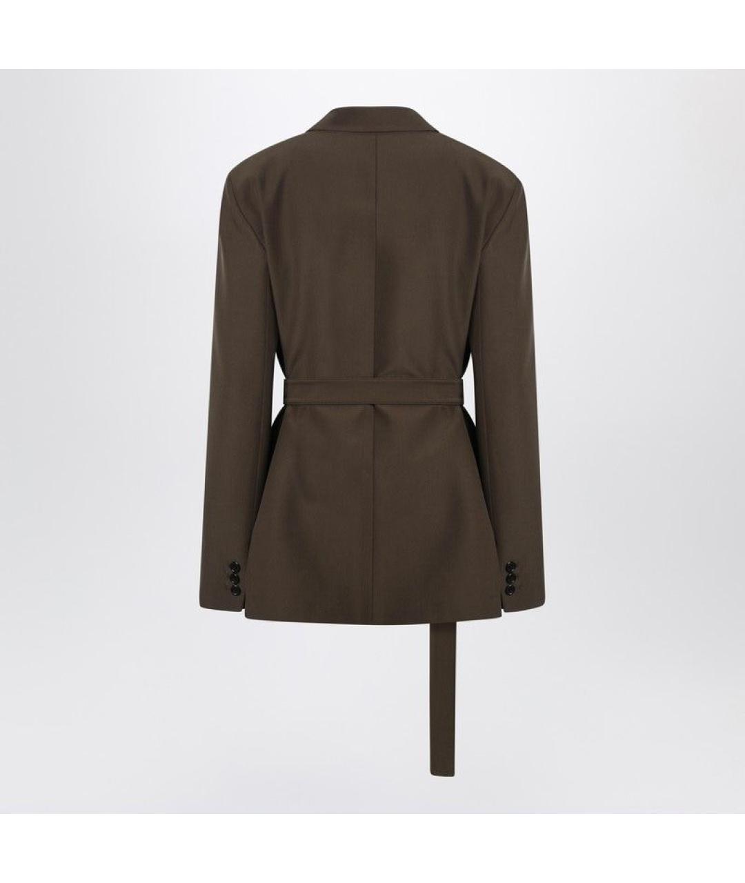 LOEWE Зеленый шерстяной жакет/пиджак, фото 2