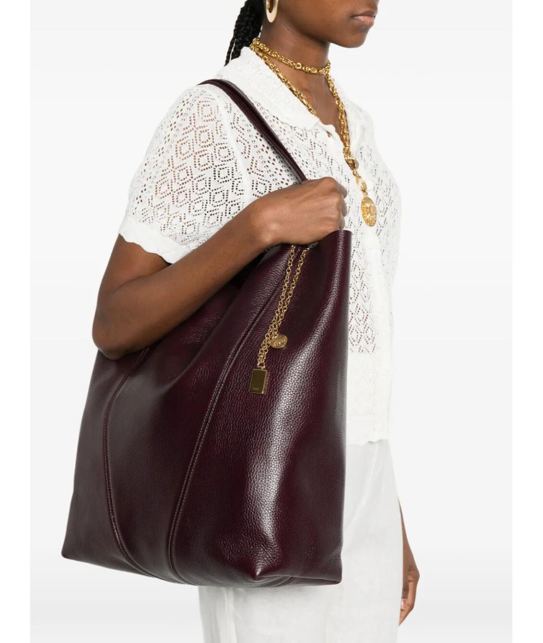 CHLOE Кожаная сумка тоут, фото 4