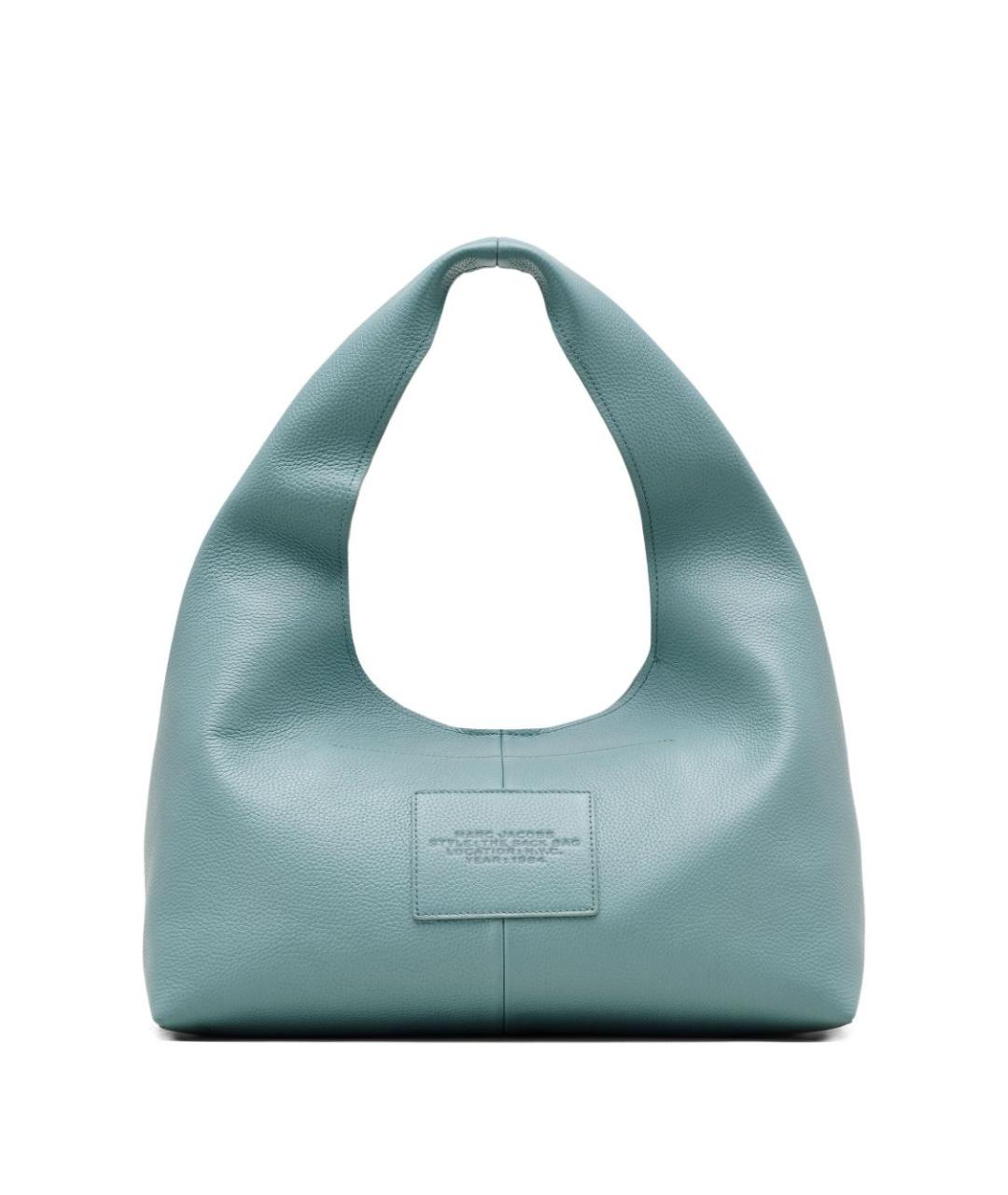 MARC JACOBS Голубая кожаная сумка с короткими ручками, фото 4