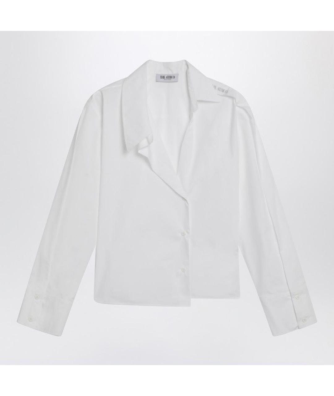 THE ATTICO Белая хлопковая рубашка, фото 3