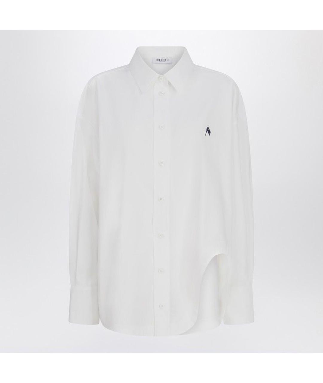 THE ATTICO Белая хлопковая рубашка, фото 3