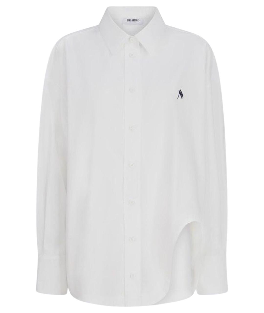 THE ATTICO Белая хлопковая рубашка, фото 1