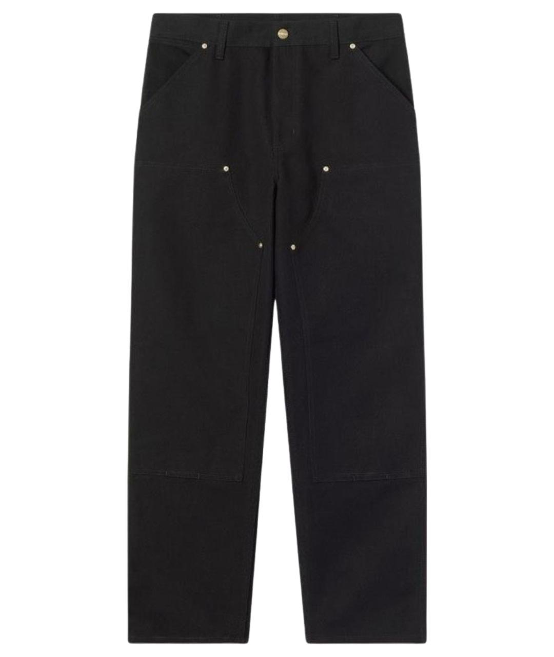 CARHARTT WIP Черные полиэстеровые повседневные брюки, фото 1