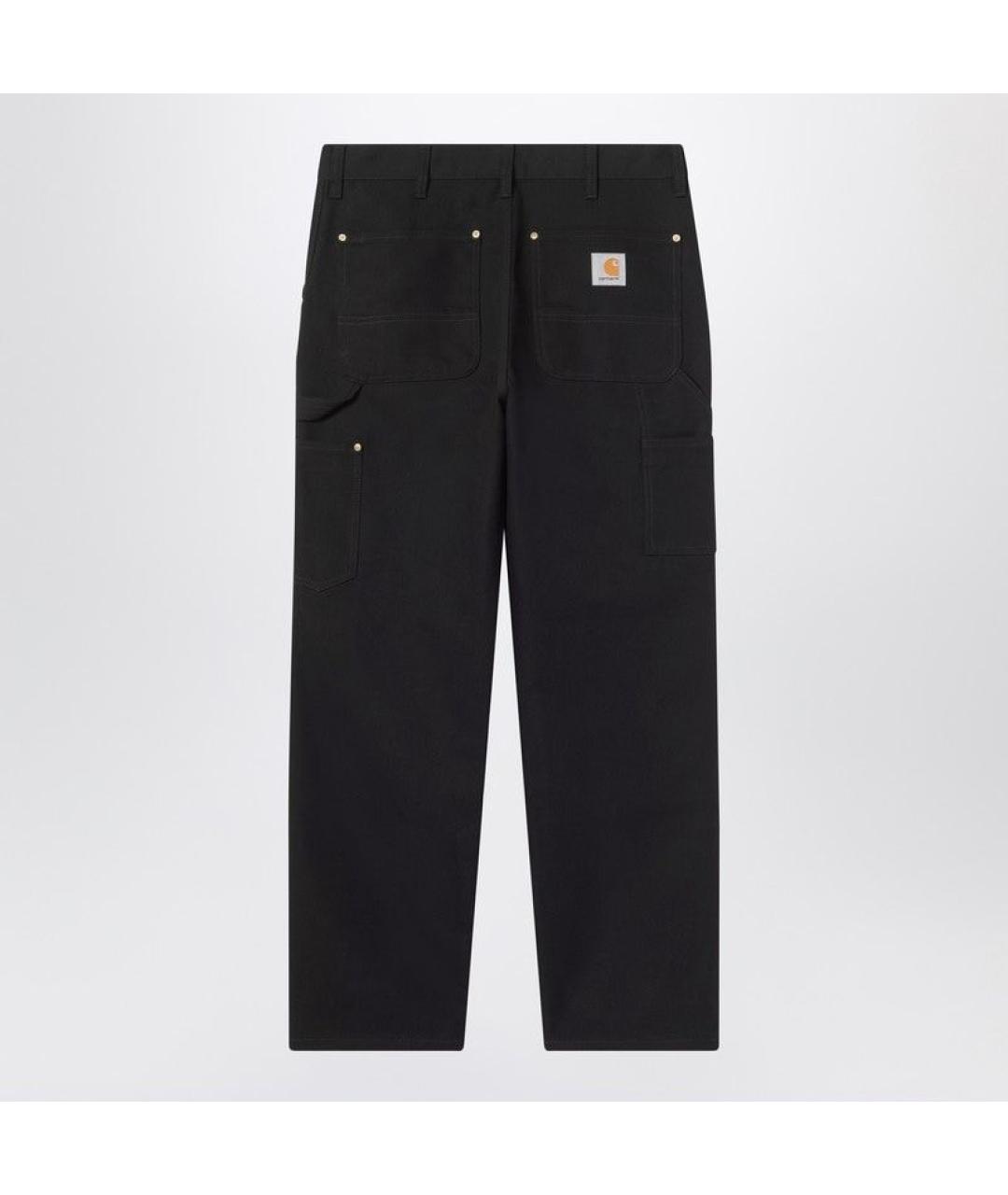 CARHARTT WIP Черные полиэстеровые повседневные брюки, фото 2