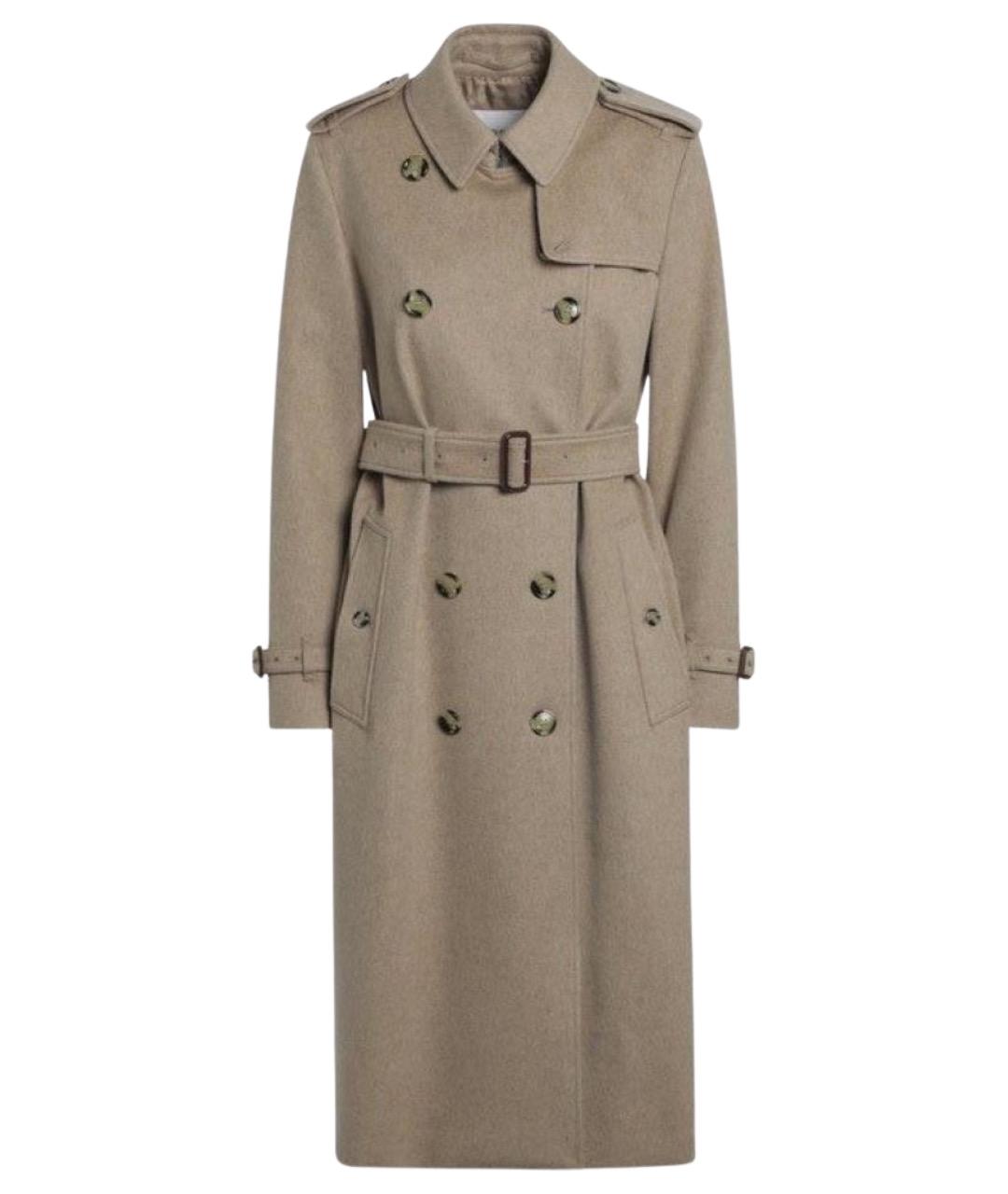 BURBERRY Бежевое кашемировое пальто, фото 1