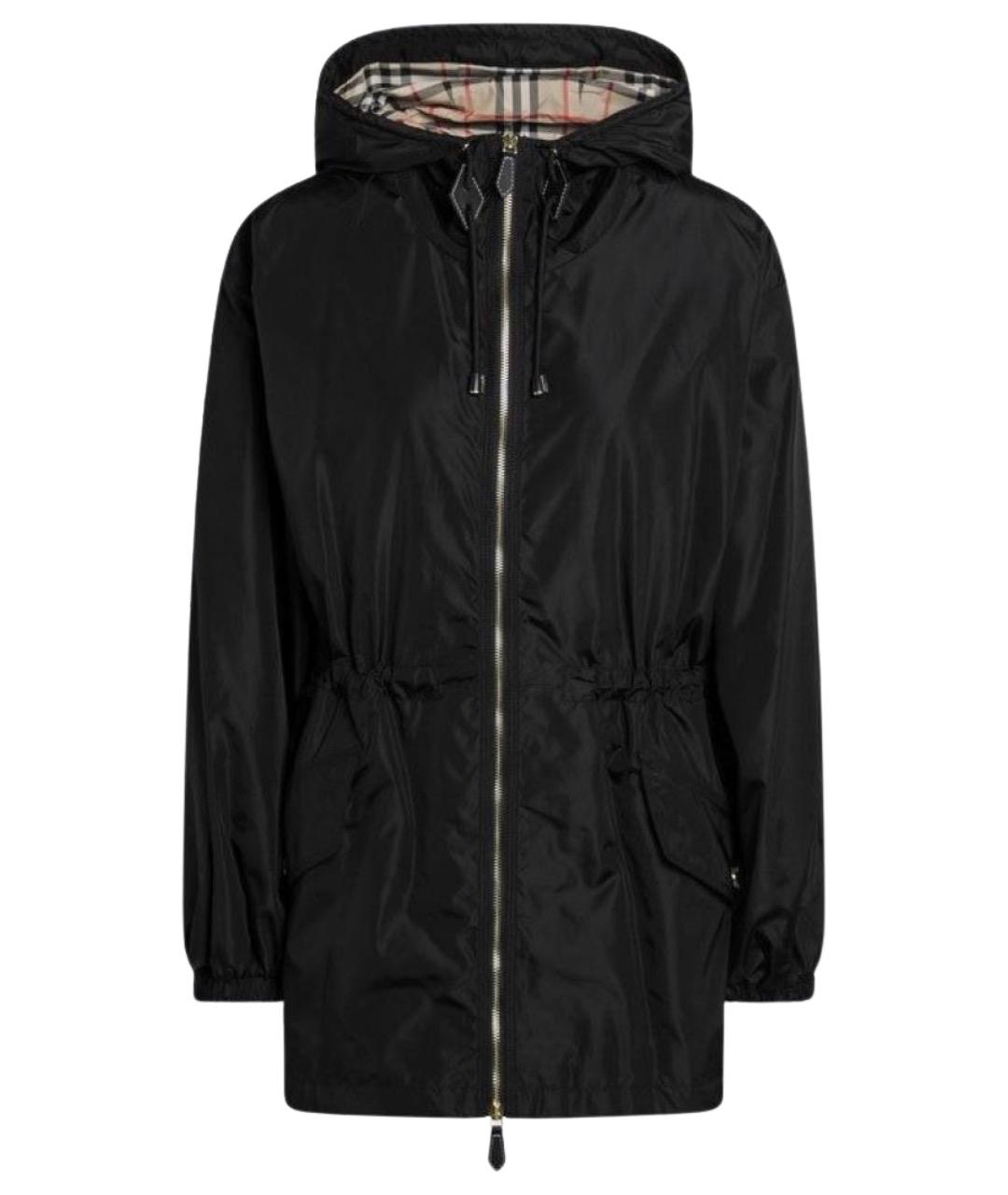 BURBERRY Черная полиэстеровая парка, фото 1