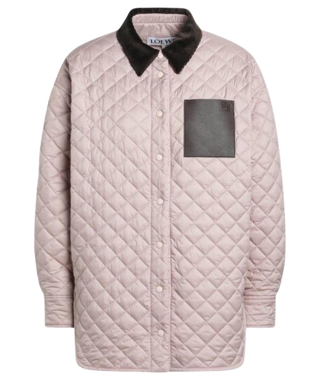 LOEWE Розовая полиэстеровая куртка, фото 1
