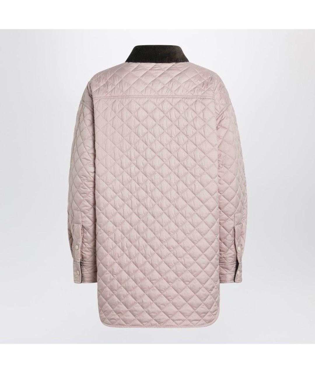 LOEWE Розовая полиэстеровая куртка, фото 2