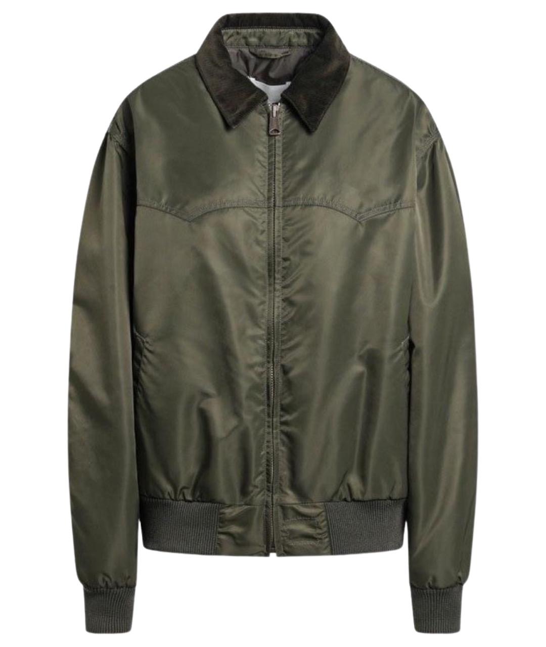 MAISON MARGIELA Зеленая полиэстеровая куртка, фото 1