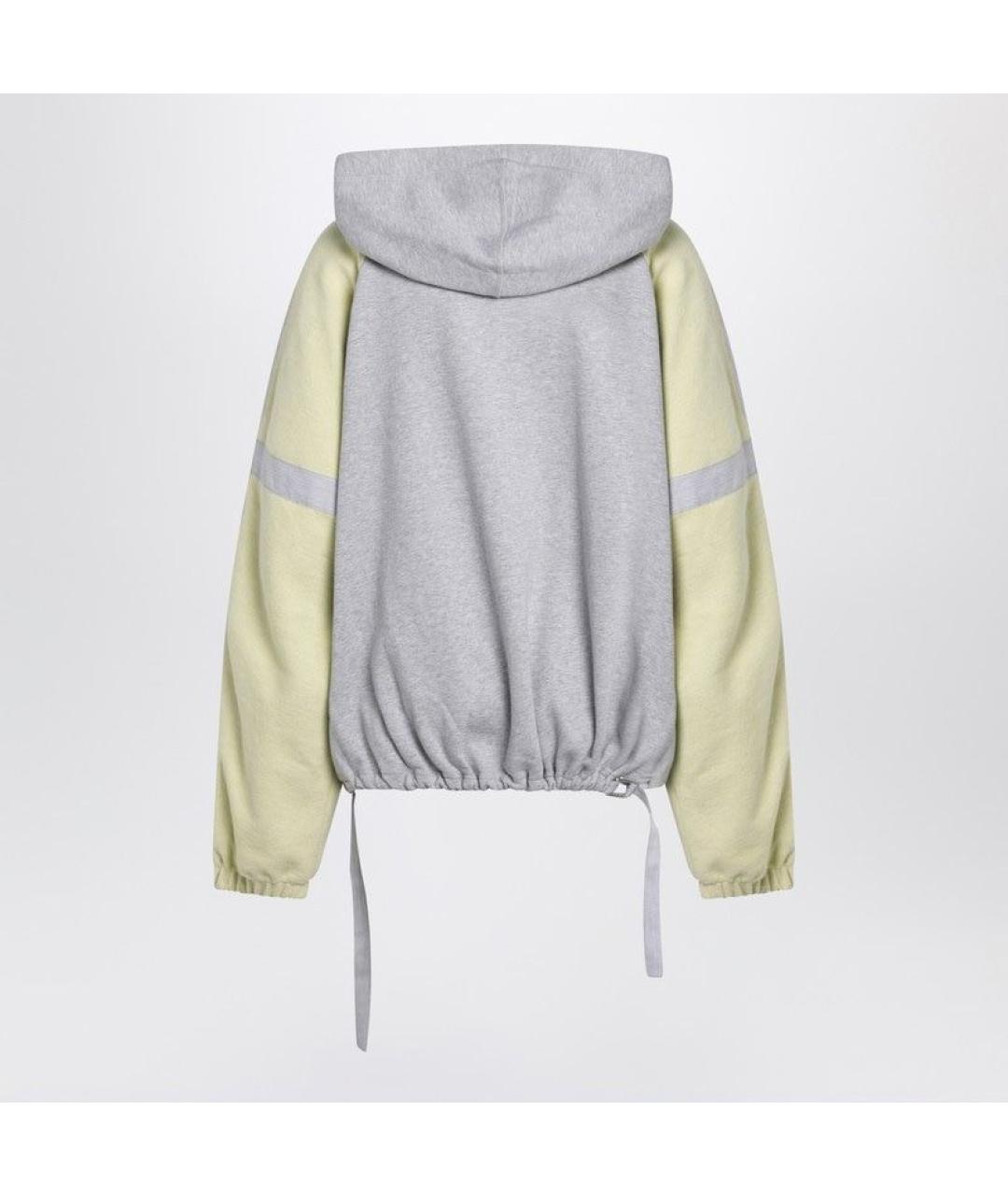 THE ATTICO Серая полиэстеровая куртка, фото 2