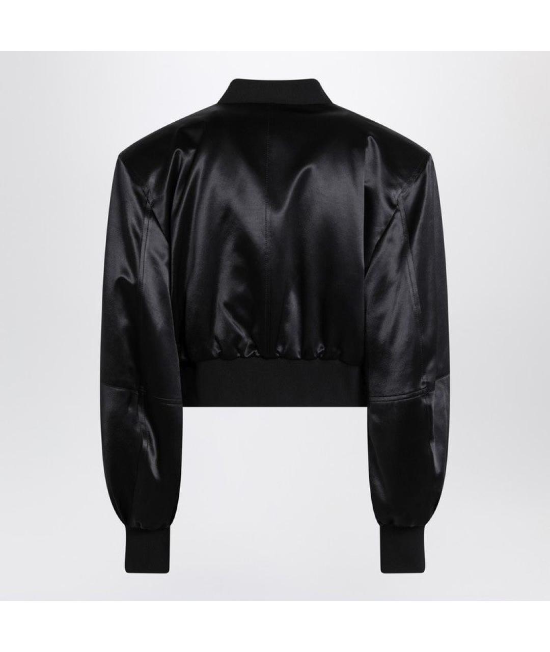 THE ATTICO Черная вискозная куртка, фото 2
