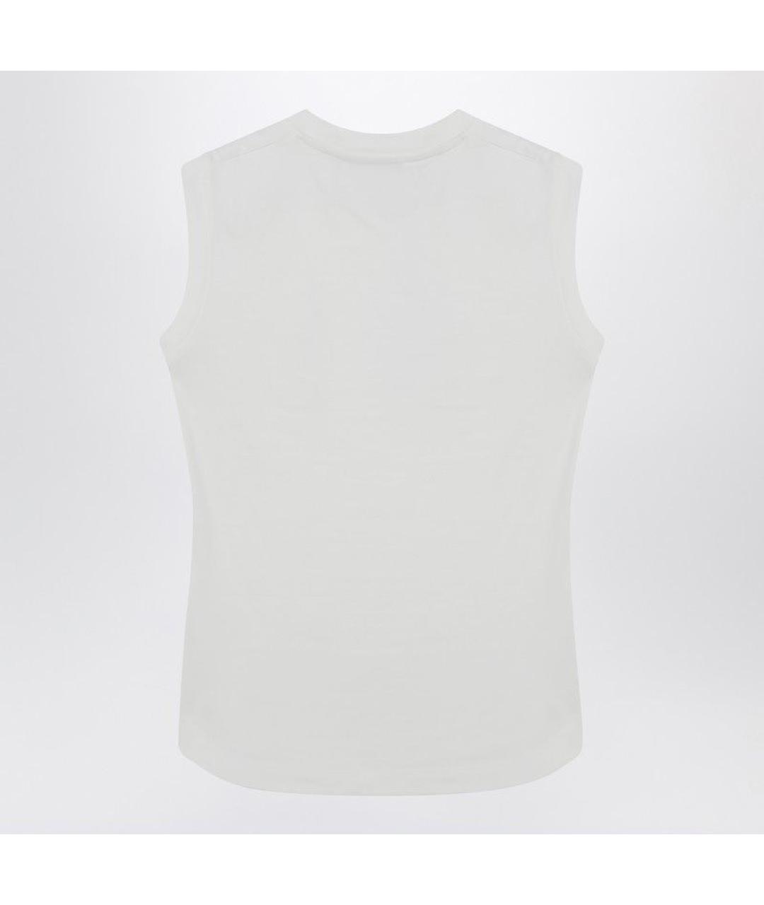 THE ATTICO Белая хлопковая майка, фото 2