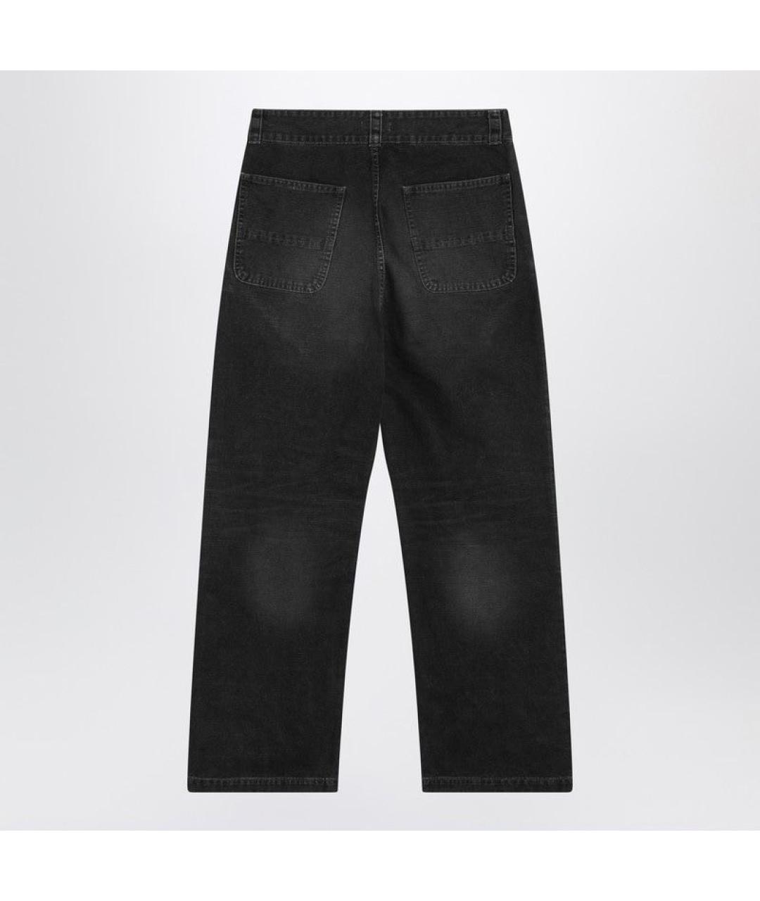 FEAR OF GOD Черные хлопковые прямые джинсы, фото 2