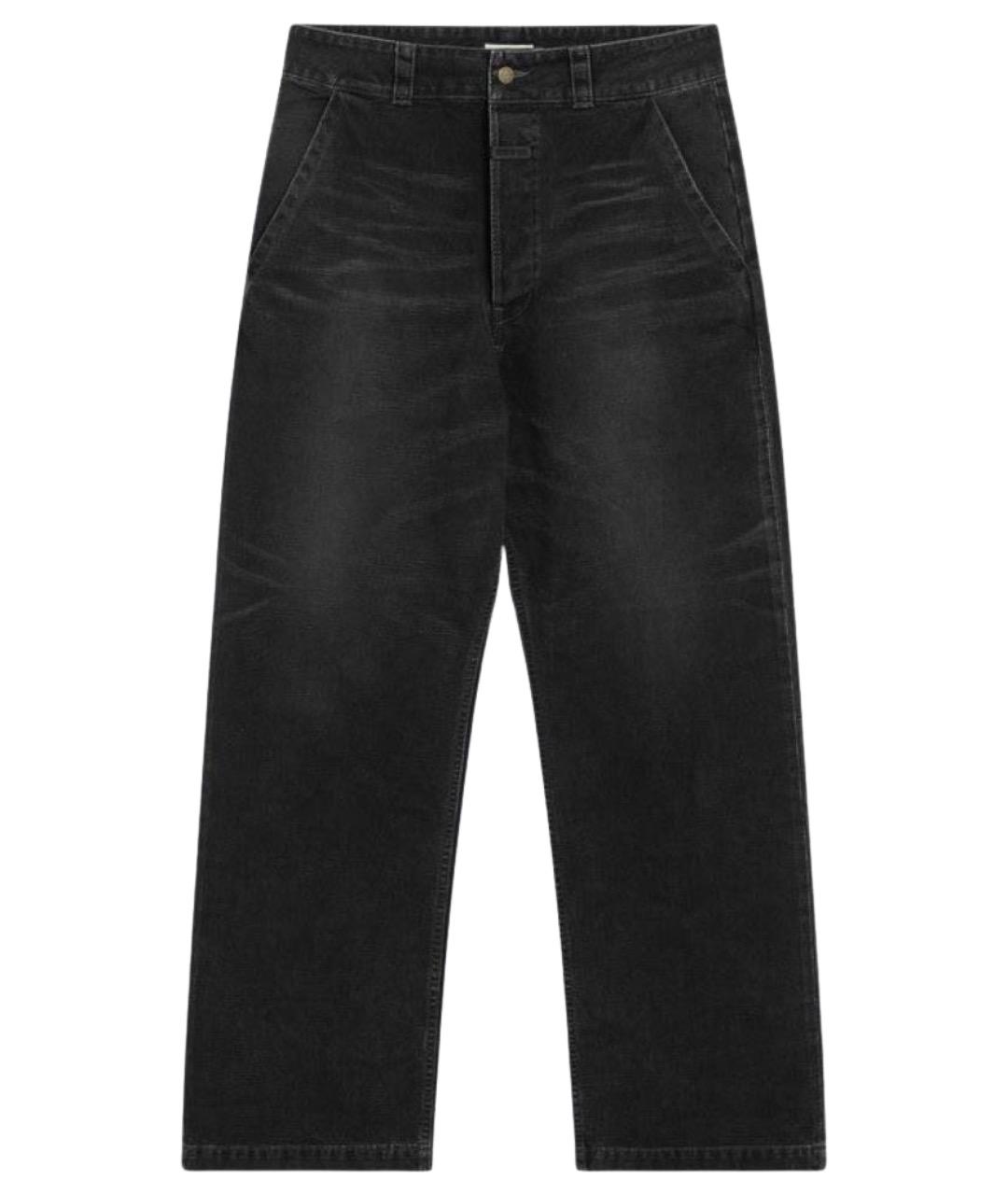 FEAR OF GOD Черные хлопковые прямые джинсы, фото 1