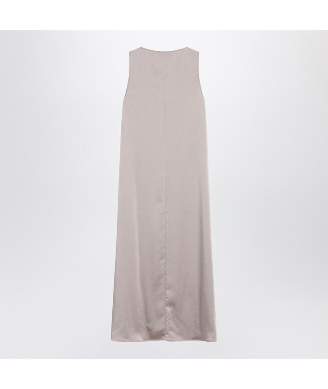 WEEKEND MAX MARA Серое полиэстеровое повседневное платье, фото 2