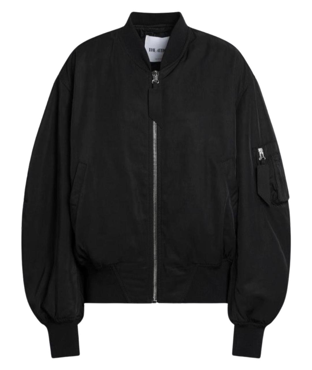 THE ATTICO Черная полиэстеровая куртка, фото 1