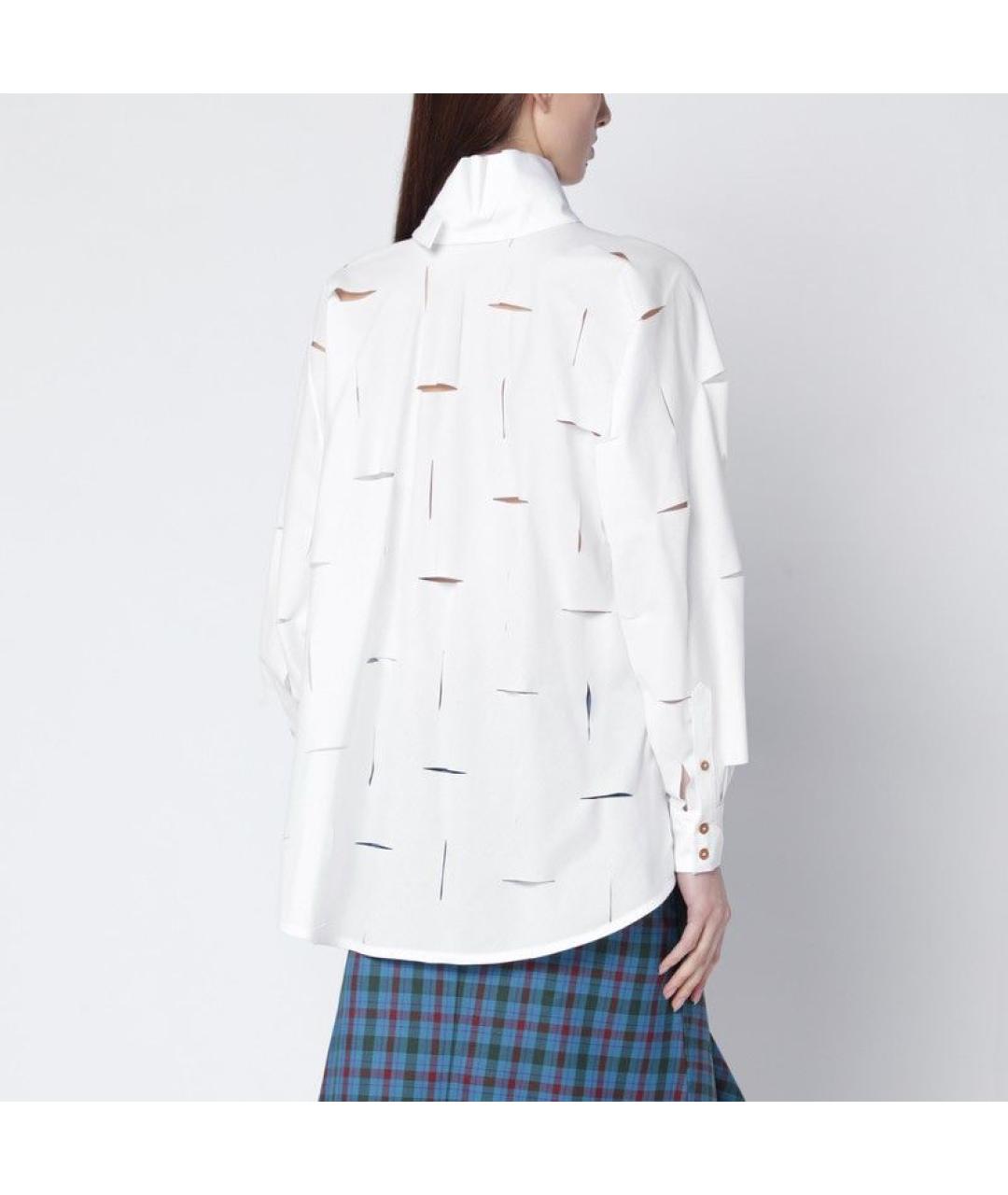 VIVIENNE WESTWOOD Белая хлопковая рубашка, фото 3