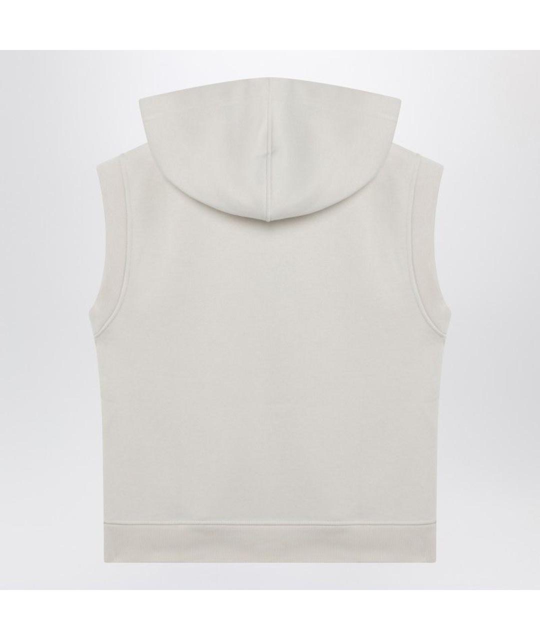 WEEKEND MAX MARA Бежевая хлопковая жилетка, фото 2