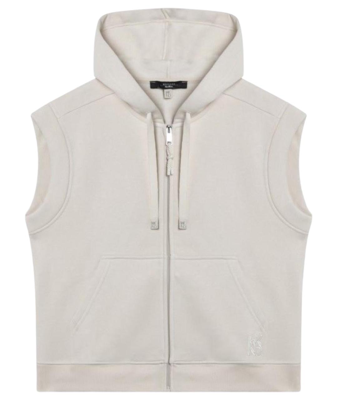 WEEKEND MAX MARA Бежевая хлопковая жилетка, фото 1