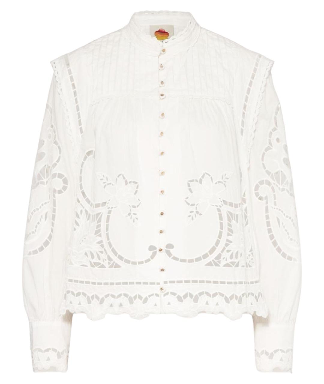 FARM RIO Белая хлопковая рубашка, фото 1