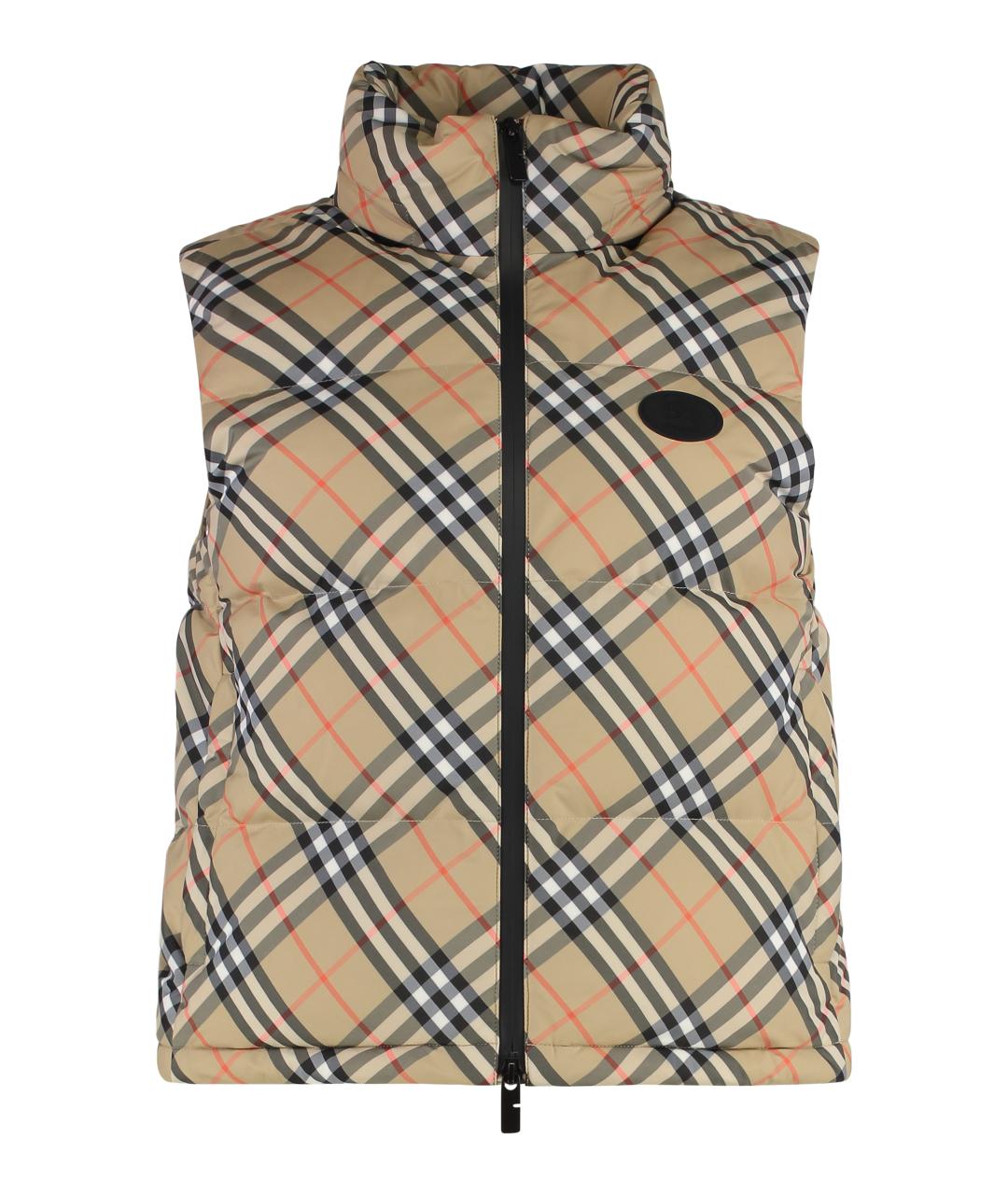 BURBERRY Мульти полиэстеровый жилет, фото 1