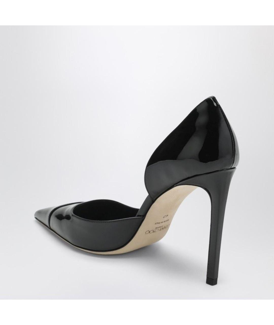 JIMMY CHOO Черные кожаные туфли, фото 3