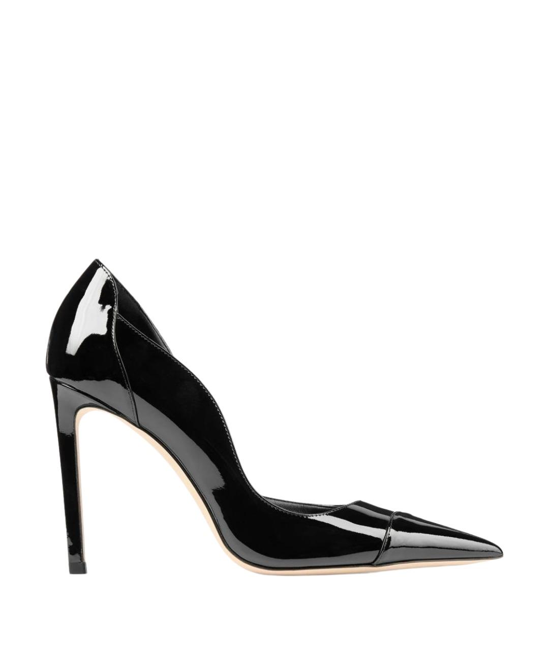 JIMMY CHOO Черные кожаные туфли, фото 1