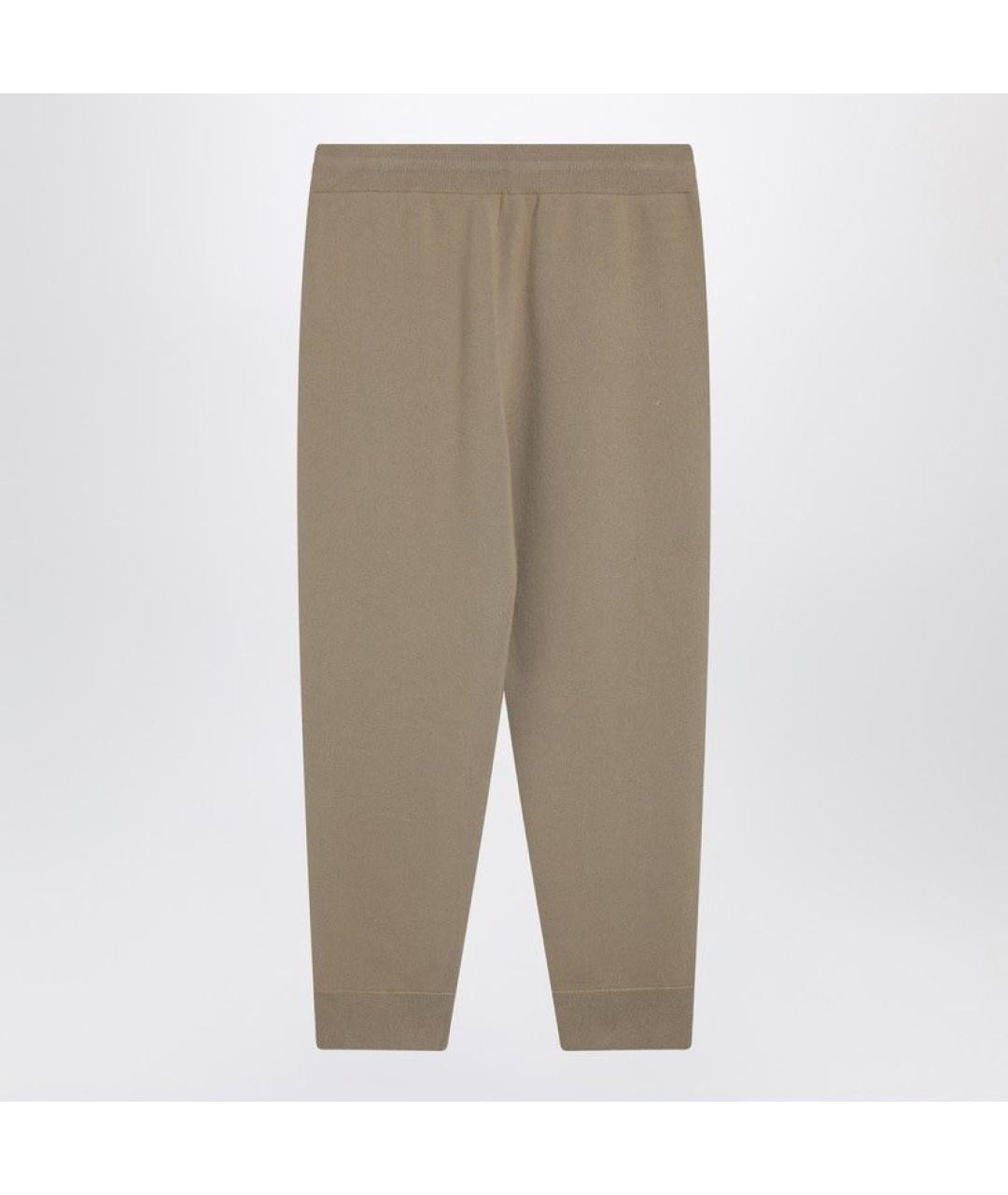 BURBERRY Бежевые кашемировые спортивные брюки и шорты, фото 2